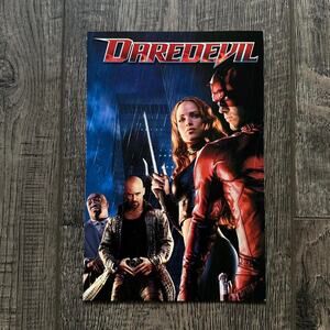 Vintage 2003 Marvel Daredevil Superhero Mini Movie Promo DVD Booklet Poster